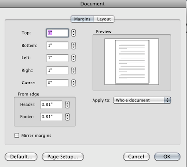 apa style template for word mac